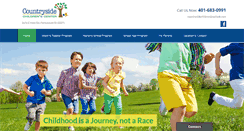 Desktop Screenshot of countrysidechildrenscenterri.com