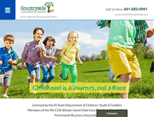 Tablet Screenshot of countrysidechildrenscenterri.com